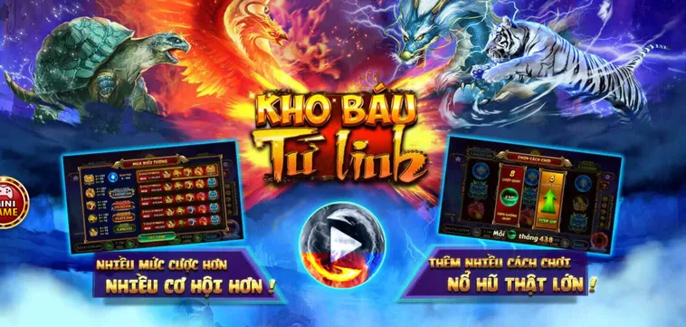 Nổ Hũ Kho Báu Tứ Linh Tại Go88 Cơ Hội Phát Tài Nhanh Chóng Cho Mọi Game Thủ