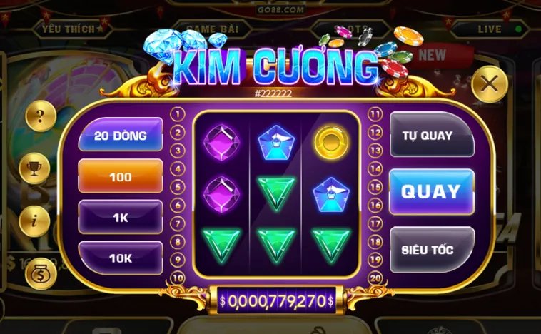 Tuyệt Phẩm Minigame Kim Cương Tại Go88 Cơ Hội Săn Thưởng Cực Đã Mỗi Ngày