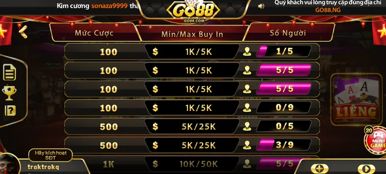 Trải Nghiệm Đỉnh Cao Với Tựa Game Liêng Tại Go88 Đầy Kịch Tính
