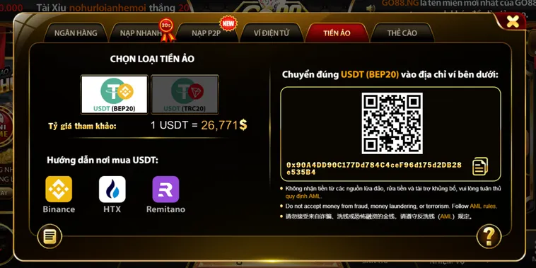 Hướng Dẫn Nạp Tiền Go88 Nhanh Chóng An Toàn Với Hệ Thống Tự Động Hóa Hiện Đại