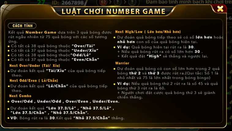 Chinh Phục Siêu Phẩm Number Game Tại Go88 Với Tỷ Lệ Thắng Cực Khủng