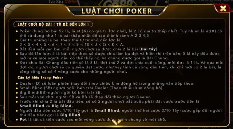 Khám Phá Poker Tại Go88 Sân Chơi Đỉnh Cao Cho Các Cao Thủ