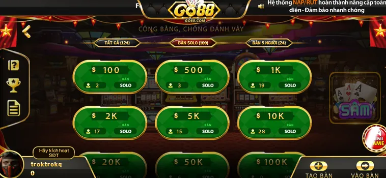 Hướng Dẫn Chơi Sâm Lốc Tại Go88 Đỉnh Cao Với Tỷ Lệ Thắng Cực Lớn