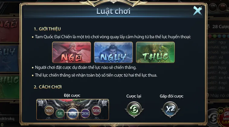Siêu Phẩm Minigame Tam Quốc Đại Chiến Tại Go88 Săn Thưởng Cực Đỉnh Đậm Chất
