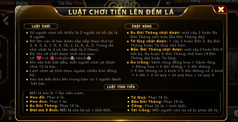 Trải Nghiệm Tiến Lên Đếm Lá Tại Go88 Sân Chơi Đấu Trí Đỉnh Cao